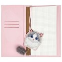 NIMMY zestaw 2w1 notatnik + długopis BIG EYED PET 2.0 Cat różowy