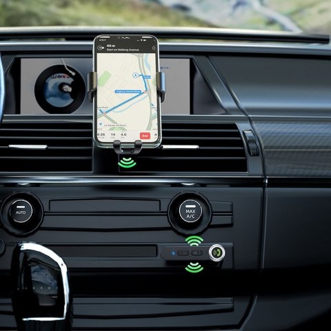 Odbiornik AUX Hoco Bluetooth Jack 3,5 mm E58 czarny