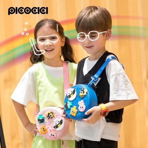 Plecak dla dzieci Picocici mały okrągły k36 niebieski