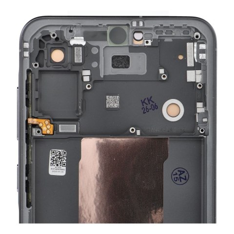 REWA wyświetlacz LCD do SAMSUNG A56 5G OLED czarny z ramka