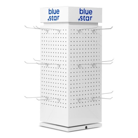 Stand Blue Star 4 stronny biały