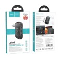 Transmiter samochodowy bluetooth Hoco Jack 3,5 mm E73 PRO czarny