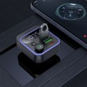 Transmiter samochodowy bluetooth Hoco QC3.0 PD 20W E85 czarny