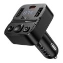 Transmiter samochodowy bluetooth Hoco USB A + USB C QC PD 35W E87 czarny