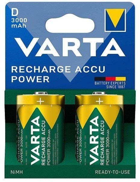 VARTA bateria akumulatorowa R20 (Typ D) 3000mAh Accu Power 2 szt