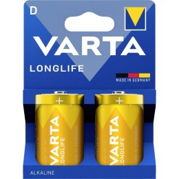 VARTA bateria alkaliczna R20 (Typ D) Longlife 2 szt (papierowa wkładka)