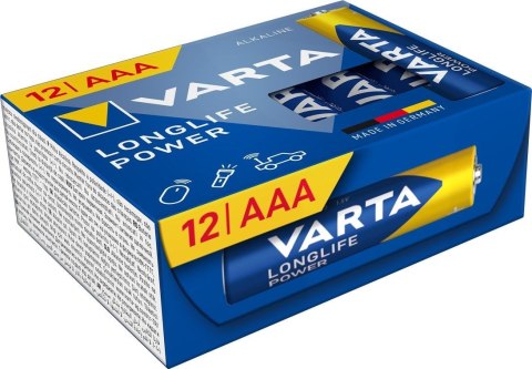 VARTA bateria alkaliczna R3 (AAA) Longlife Power 12 szt