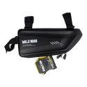 WILDMAN sakwa rowerowa pod ramę na zamek E4 1,5L ( 4" - 7" ) czarna
