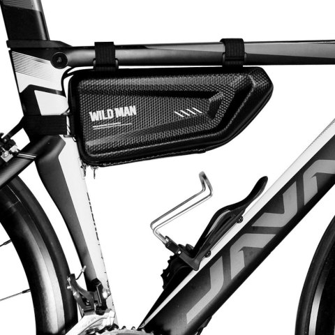 WILDMAN sakwa rowerowa pod ramę na zamek E4 1,5L ( 4" - 7" ) czarna
