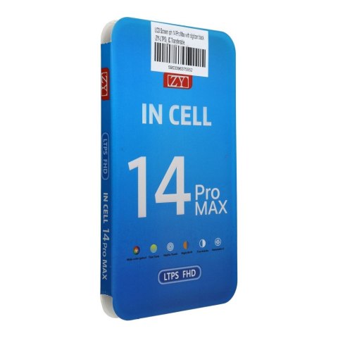 Wyświetlacz do iPhone 14 Pro Max z ekranem dotykowym czarnym (ZY-LTPS) IC Transferable