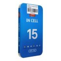 Wyświetlacz do iPhone 15 z ekranem dotykowym czarnym (ZY-LTPS) IC Transferable