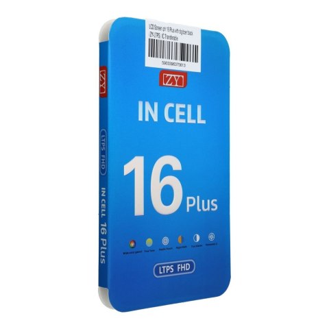 Wyświetlacz do iPhone 16 Plus z ekranem dotykowym czarnym (ZY-LTPS) IC Transferable
