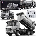 Mercedes Arocs METALOWA wywrotka sterowana EE ruchoma naczepa 1:20 RC0667