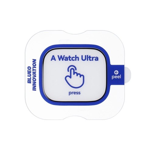 Szkło Hartowane 5D do Apple Watch ULTRA / ULTRA 2 / ULTRA 3 Mr. Monkey Glass (Anti-Static Strong HD) czarne