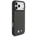 BMW futerał do IPHONE 17 Pro Max kompatybilny z MagSafe BMHMP17X24CFMMK (Kevlar Matt) black