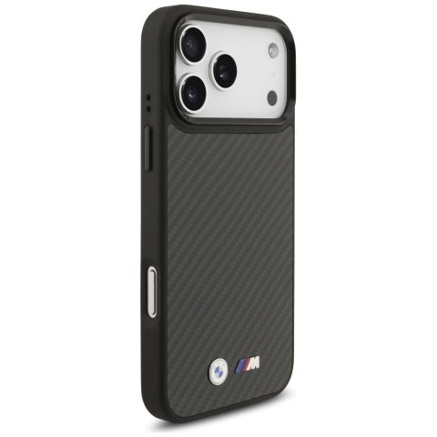 BMW futerał do IPHONE 17 Pro Max kompatybilny z MagSafe BMHMP17X24CFMMK (Kevlar Matt) black