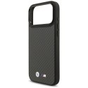 BMW futerał do IPHONE 17 Pro Max kompatybilny z MagSafe BMHMP17X24CFMMK (Kevlar Matt) black