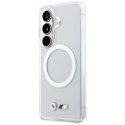 BMW futerał do SAMSUNG S26 BMHMS26S25HSMLKT (Magnetic IML Shockproof W/ Metal Logos) transparentny