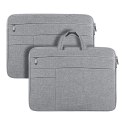 DUX DUCIS torba LBTC na laptop 15.5-16" Horizontal Handbag jasno szary