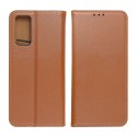 Etui z klapką na Xiaomi Redmi 17C Smart Pro Book skórzane brązowy