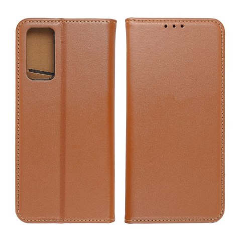 Etui z klapką na Xiaomi Redmi 17C Smart Pro Book skórzane brązowy