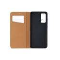 Etui z klapką na Xiaomi Redmi 17C Smart Pro Book skórzane brązowy