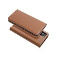 Etui z klapką na Xiaomi Redmi 17C Smart Pro Book skórzane brązowy