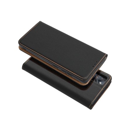 Etui z klapką na Xiaomi Redmi 17C Smart Pro Book skórzane czarne