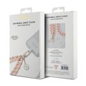 GUESS hand strap GUOUCBMC4MP (Large Chain Acrylic 4G Charms) różowy