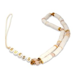 GUESS zawieszka GUSTPEARW (Heishi Beads) biała