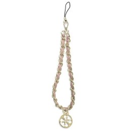 GUESS zawieszka GUSTSAS4P (Chain Metal 4G Charm) różowa