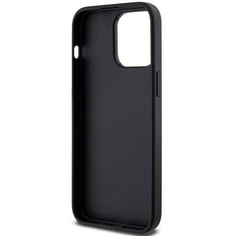 KARL LAGERFELD futerał do IPHONE 13 Pro Max KLHCP13XGSACHPK (Gripstand Saffiano choupette PIN) czarny