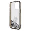 KARL LAGERFELD futerał do IPHONE 13 Pro Max KLHCP13XLKCNSK (Liquid Glitter C) transparentny