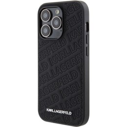 KARL LAGERFELD futerał do IPHONE 15 Pro KLHCP15LPQKPMK (Quilted Pattern) czarny