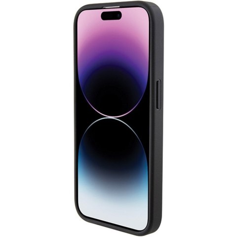 KARL LAGERFELD futerał do IPHONE 15 Pro KLHCP15LPQKPMK (Quilted Pattern) czarny