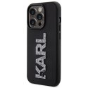 KARL LAGERFELD futerał do IPHONE 15 Pro Max KLHCP15X3DMBKCK (3D Logo Glitter) czarny