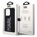 KARL LAGERFELD futerał do IPHONE 15 Pro Max KLHCP15X3DMBKCK (3D Logo Glitter) czarny
