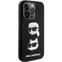 KARL LAGERFELD futerał do IPHONE 15 Pro Max KLHCP15XSDHKCNK (Silicone KC) czarny