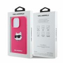 KARL LAGERFELD futerał do IPHONE 16 Pro Max kompatybilny z MagSafe KLHMP16XSCHPPLF (Sil Choupette Head Print) fuksja