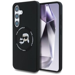 KARL LAGERFELD futerał do SAMSUNG S25 Plus KLHMS25MSKCHTCK (Magnetic Silicone Double Heads) czarny