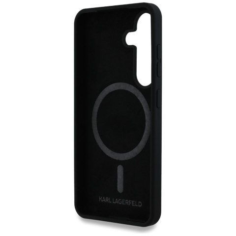 KARL LAGERFELD futerał do SAMSUNG S25 Plus KLHMS25MSKCHTCK (Magnetic Silicone Double Heads) czarny