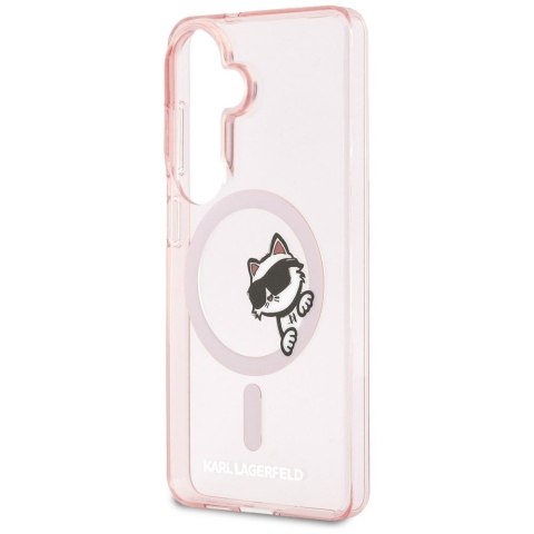 KARL LAGERFELD futerał do SAMSUNG S26 KLHMS26S6HCPSCP (Magnetic IML Peekaboo Choupette) różowy
