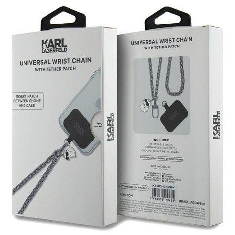 KARL LAGERFELD zawieszka KLUCHCSKPK (Wrist Chain Choupette) srebrny
