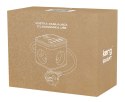 KERG Kostka zasilająca 3-gniazdowa + szybka ładowarka USB-A+USB-C 1,5m 3×1,5mm2 H05VV-F 16A/250V~ Smart czarna