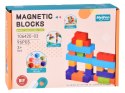 Klocki magnetyczne - KOLOROWE kostki konstrukcyjne BLOKI 96ele ZA6343
