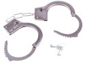 Metalowe KAJDANKI zabawa w policję kluczyk ZA3368