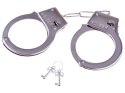 Metalowe KAJDANKI zabawa w policję kluczyk ZA3368
