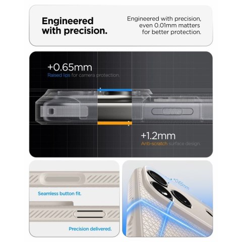 SPIGEN futerał LIQUID AIR do IPHONE 18 Pro Max / 17 Pro Max natural titanium
