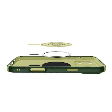 SPIGEN futerał NANO POP HYBRID kompatybliny z MagSafe do IPHONE 18 Pro / 17 Pro avo green
