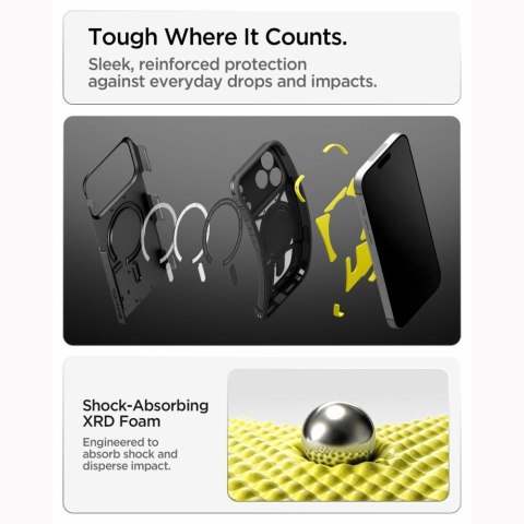 SPIGEN futerał TOUGH ARMOR T kompatybliny z MagSafe do IPHONE 18 Pro Max / 17 Pro Max black